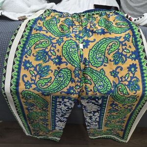 Zara Multicolor Paisley Print Joggers